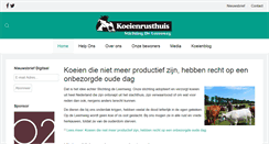 Desktop Screenshot of koeienrusthuis.nl