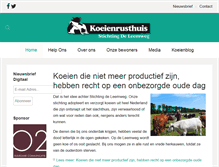 Tablet Screenshot of koeienrusthuis.nl